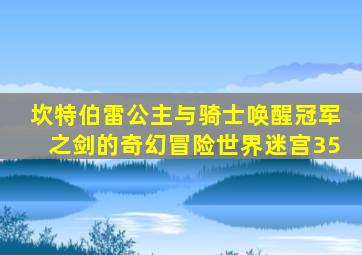 坎特伯雷公主与骑士唤醒冠军之剑的奇幻冒险世界迷宫35