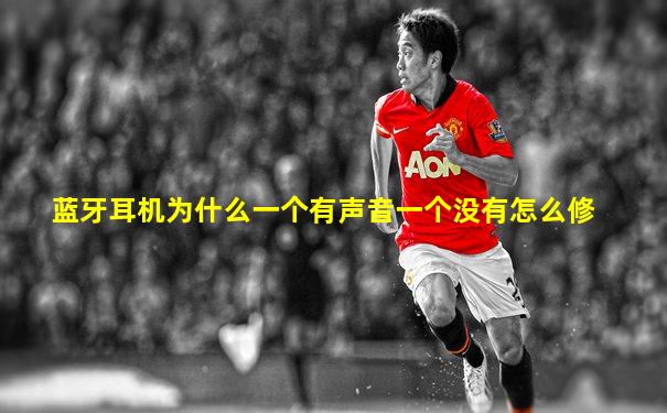 蓝牙耳机为什么一个有声音一个没有怎么修