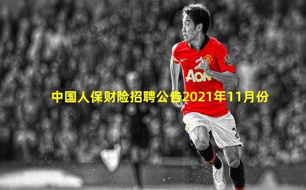 中国人保财险招聘公告2021年11月份