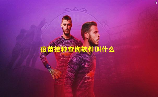 疫苗接种查询软件叫什么