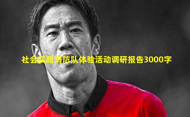 社会实践消防队体验活动调研报告3000字