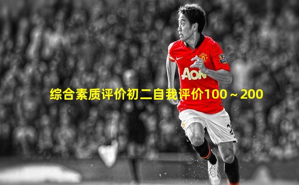 综合素质评价初二自我评价100～200