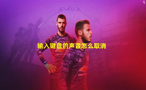 输入键盘的声音怎么取消